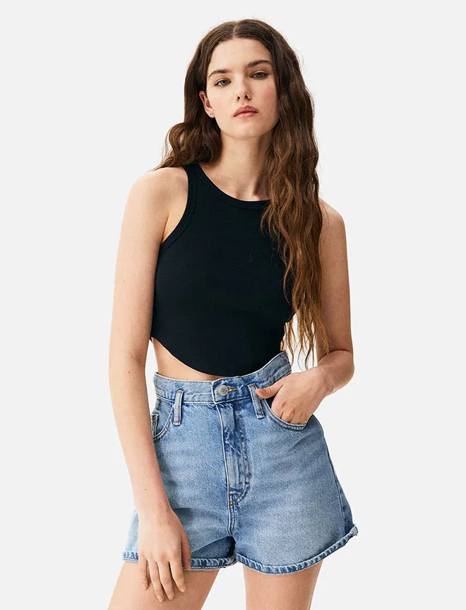 Braid Detailed Sleeveless Flow Top - Image 2