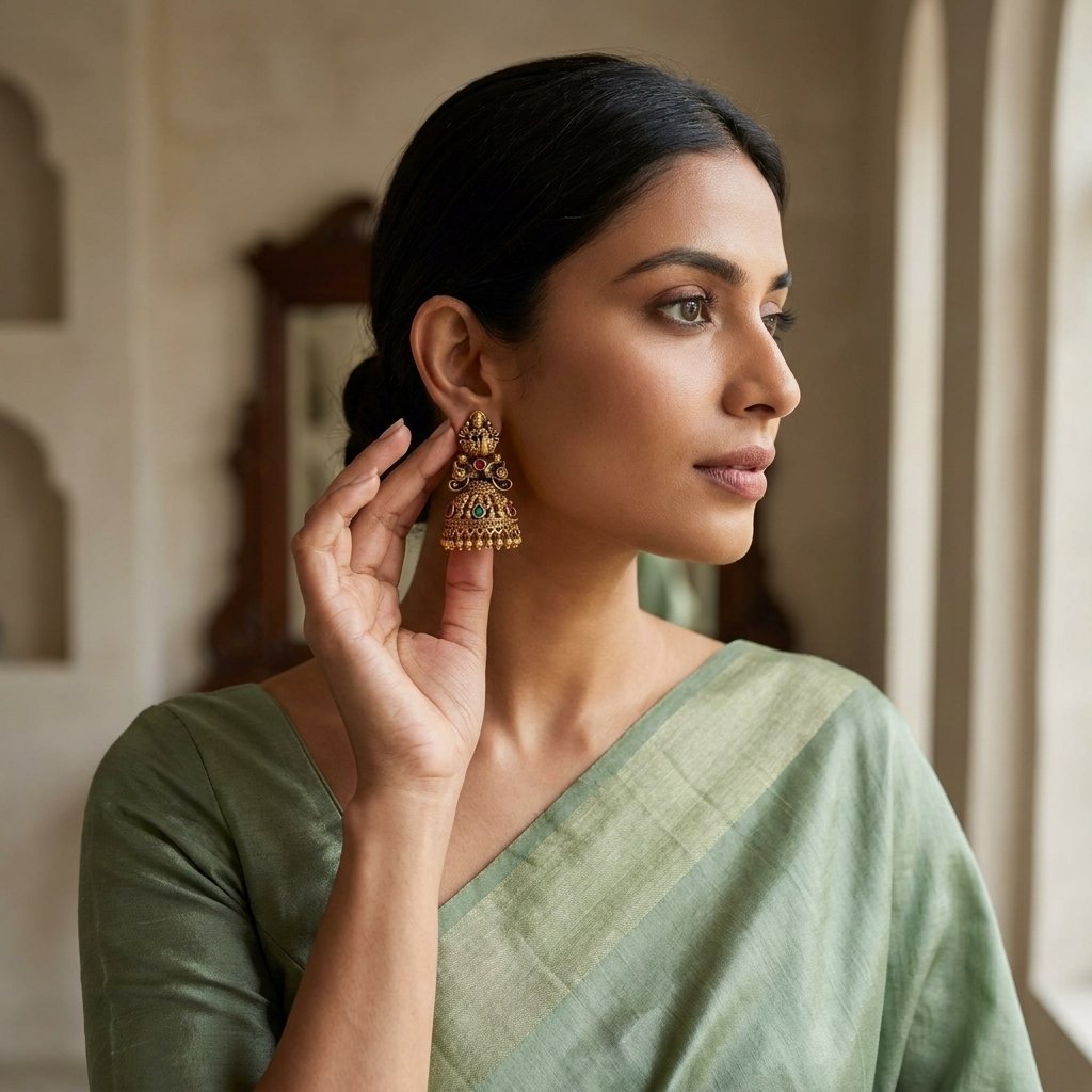 Antique Jhumka - Image 3