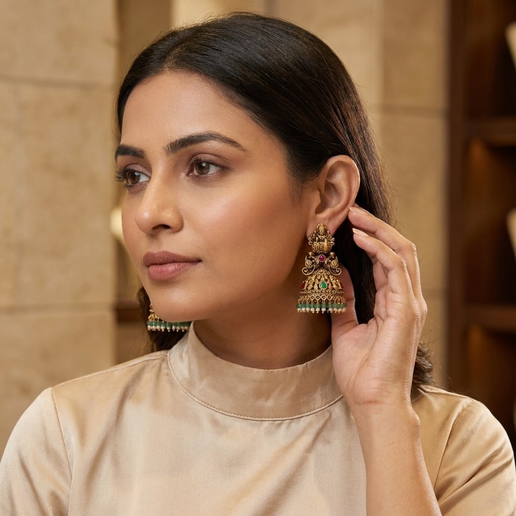 Antique Jhumka - Image 2