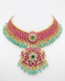 Premium Jadau Kundan Necklace Set
